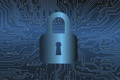 Ilustracion de seguridad digital para control de accesos
